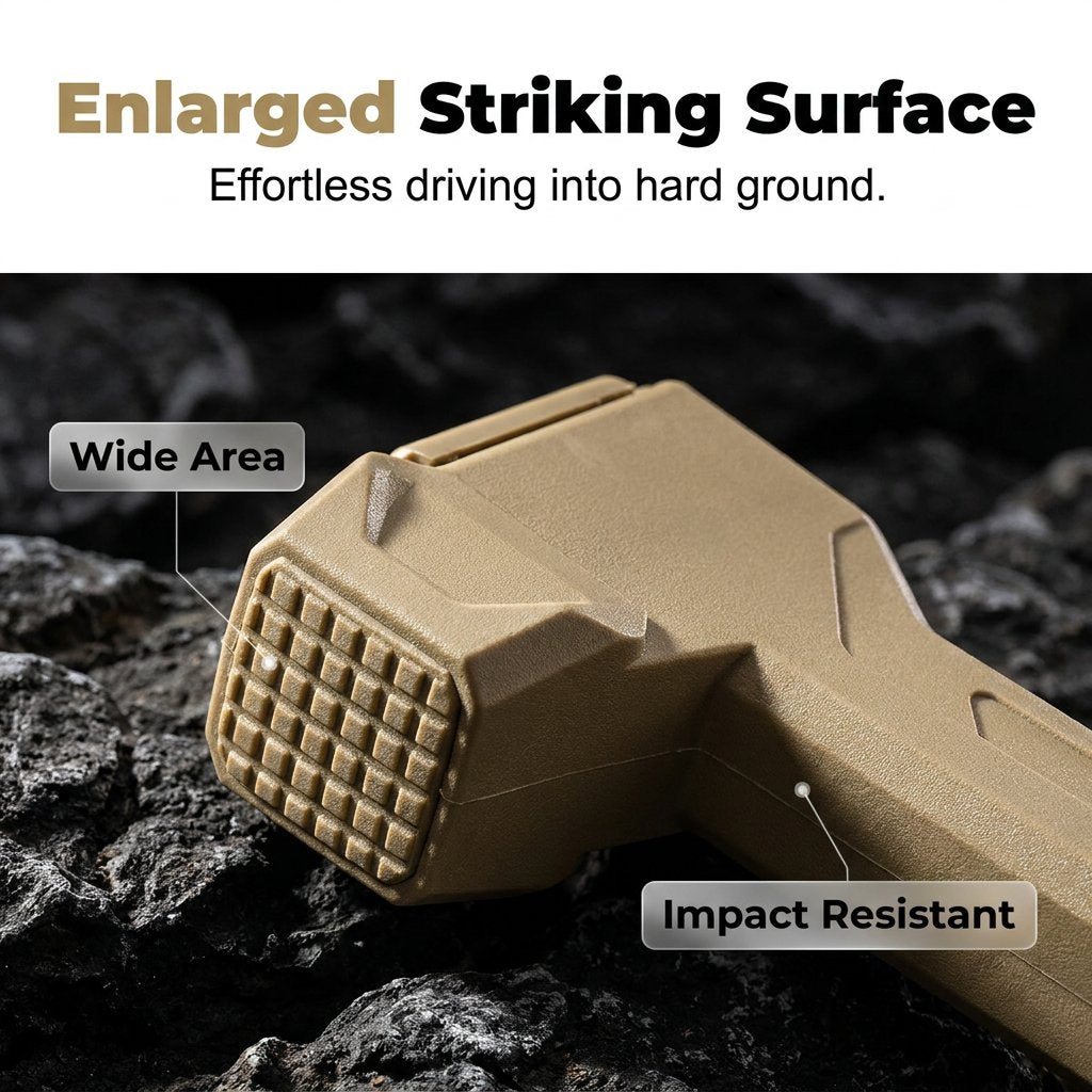 🔨⛺The All-in-One Camping Hammer with 8 Stakes