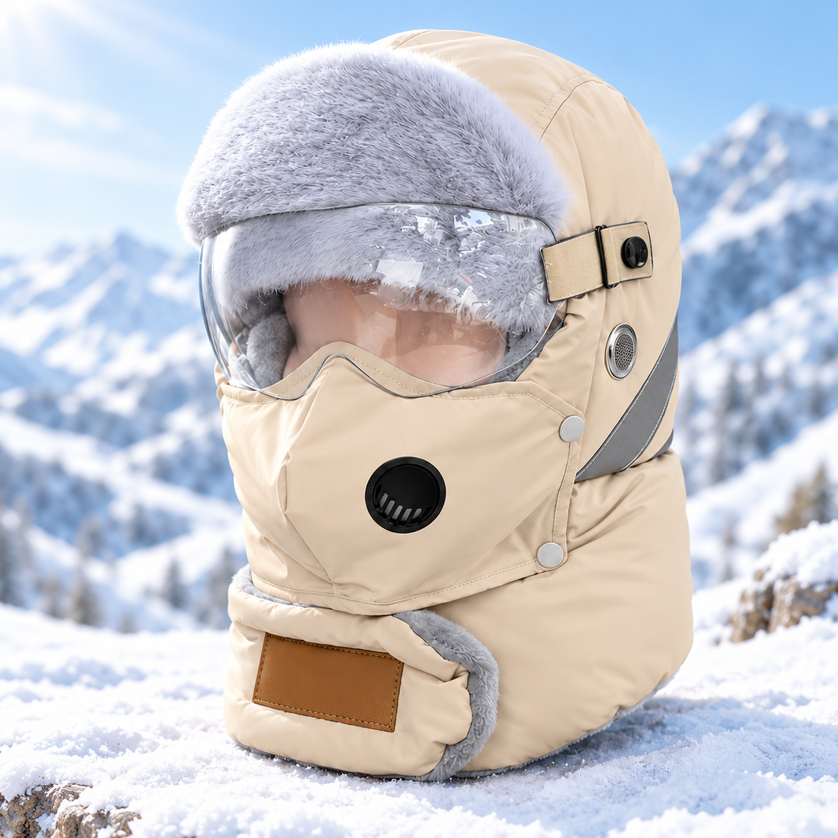 5-in-1 winter thermal ushanka hat product image