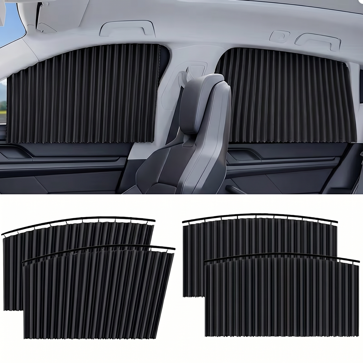 🔥Magnetic Blackout Car Window Sunshade|Instant Privacy, Cooler Comfort & Sun Protection in Seconds