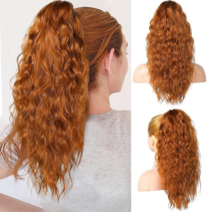 Instant Glam Curly Claw Clip Ponytail Extension|Add Gorgeous Volume & Length In Seconds