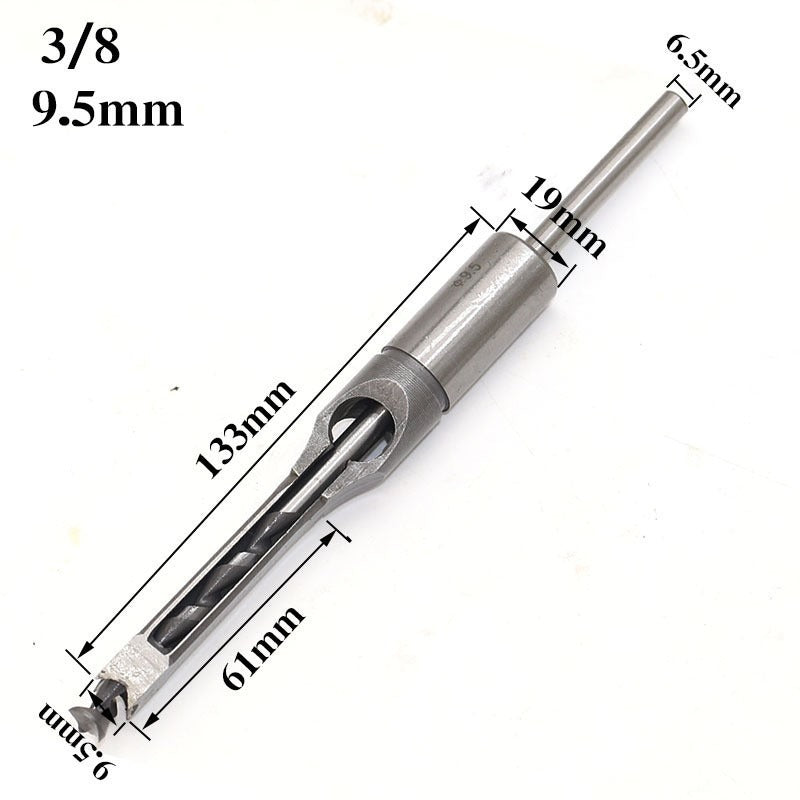 Square Hole Mortise Chisel Drill Bit for Woodworking