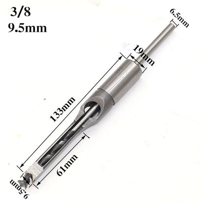 Square Hole Mortise Chisel Drill Bit for Woodworking