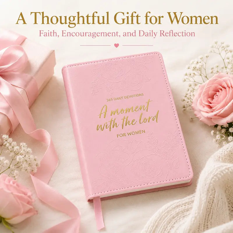 365 Daily Devotional Journal for Women 🤍 | A Moment With God Every Day