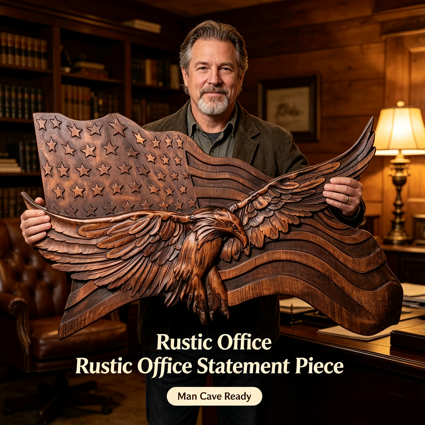 "Wings of Freedom" - Handcrafted Wooden Art