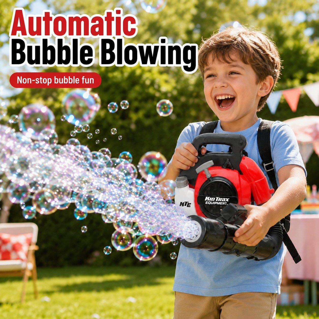 🎒 Kids Wearable Leaf Blower Backpack
