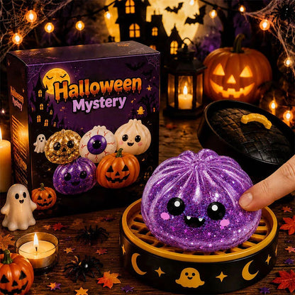 🎃 Halloween Dumpling Squeeze Squishy Toy