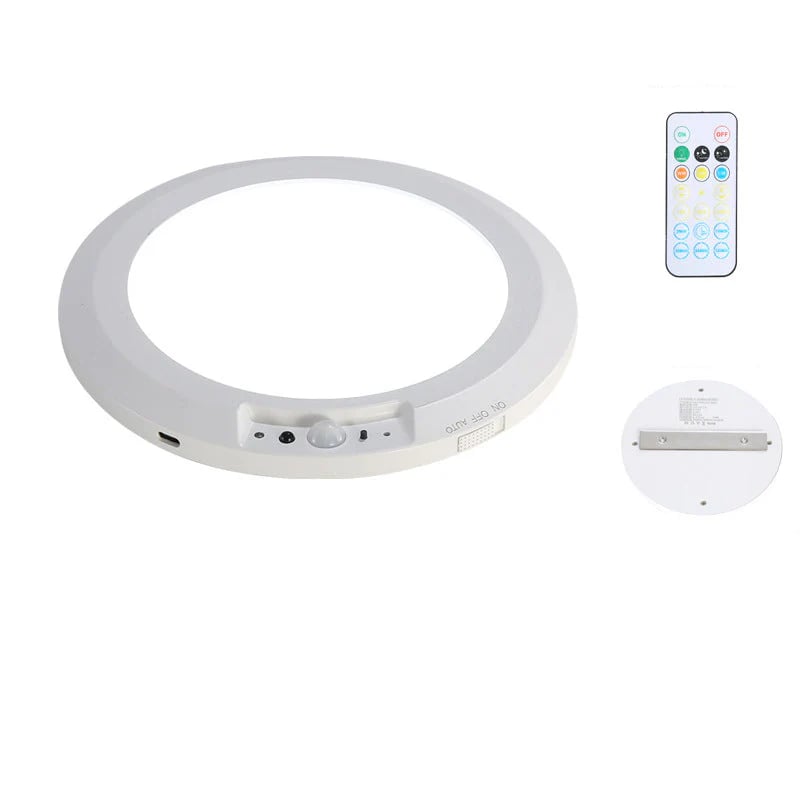 🎁LAST DAY 49% OFF🔌Rechargeable Magnetic Wireless Motion Sensor Ceiling Light with Remote💡