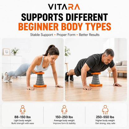 ❤️Spring-Assisted Push-Up Trainer – Easier Reps, Better Form