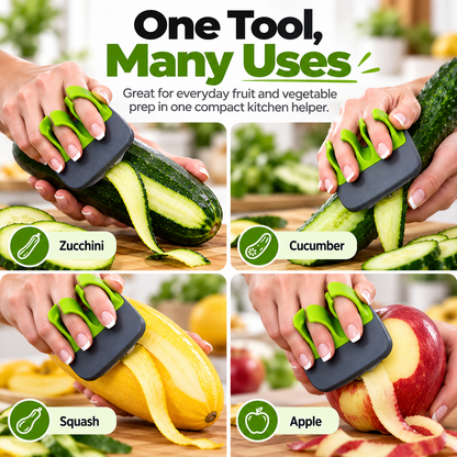 🥒✨ 2-Finger Vegetable Peeler & Slicer 🥕🔪 | Easy-Grip Design 🙌 Quick & Effortless Peeling 🍎🥒 | Compact Kitchen Gadget 👩‍🍳💚
