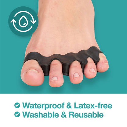 Gel Spacers for Correct Toe Alignment