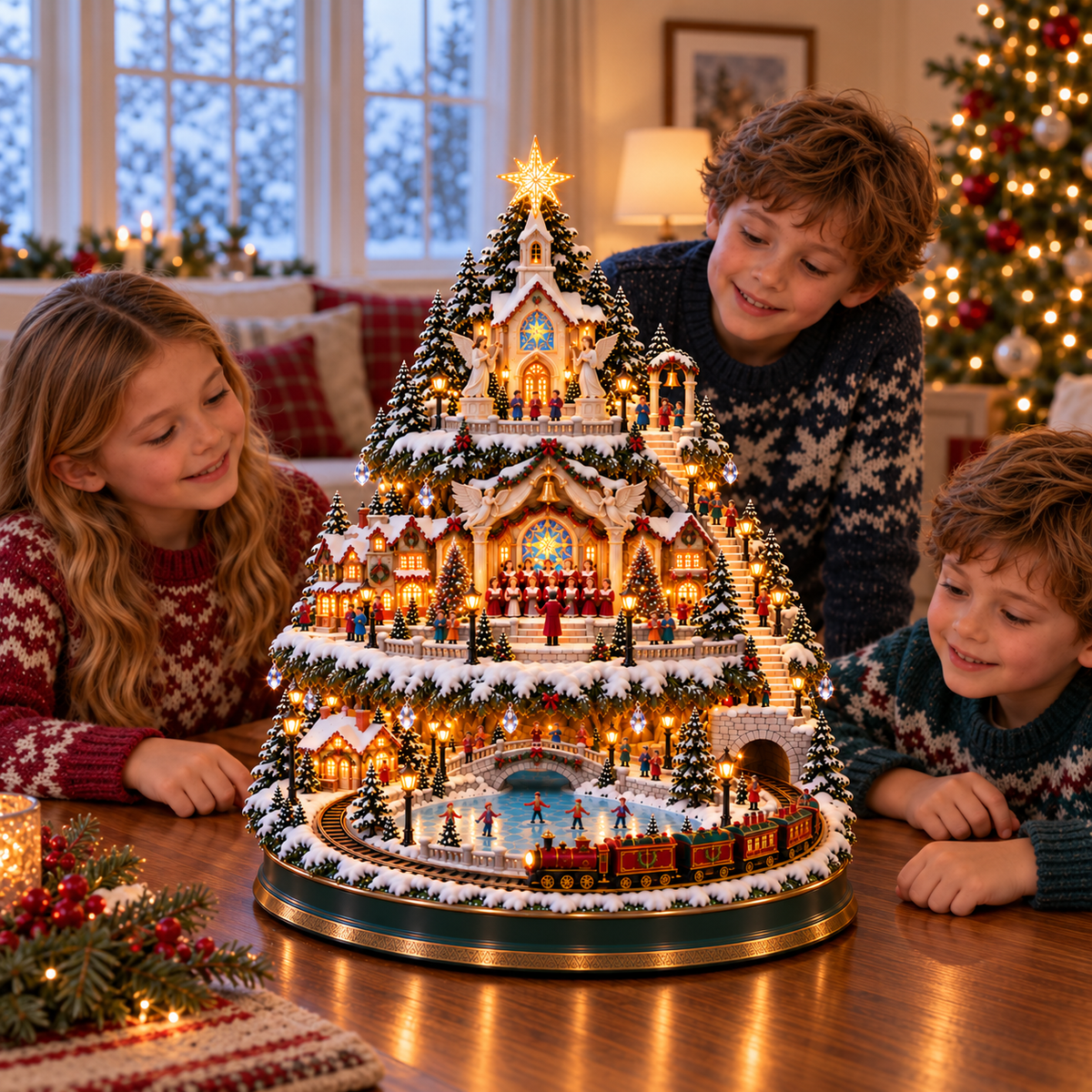 A Family Gathers Around Angel Choir 2