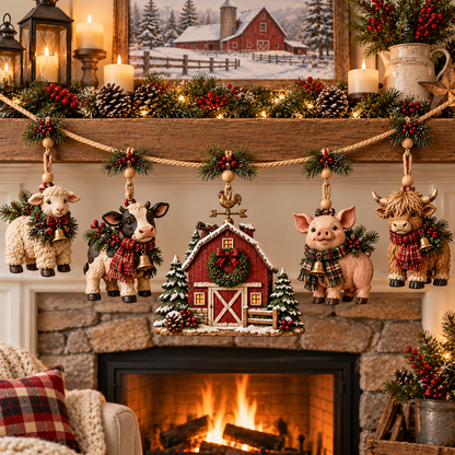 Christmas Farm Friends Hanging Garland - product image 9