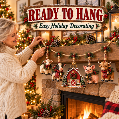 Christmas Farm Friends Hanging Garland - product image 7