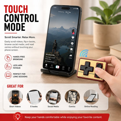 Mini Bluetooth Controller for Gaming, Media & Productivity|Control More. Carry Less.