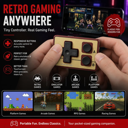 Mini Bluetooth Controller for Gaming, Media & Productivity|Control More. Carry Less.