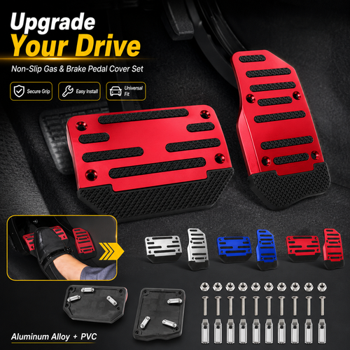 🚗Universal Non-Slip Car Brake & Gas Pedal Cover Set