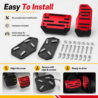 🚗Universal Non-Slip Car Brake & Gas Pedal Cover Set