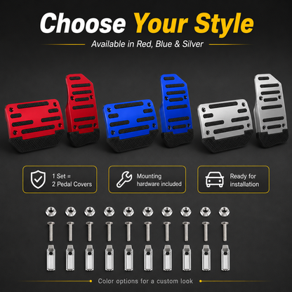 🚗Universal Non-Slip Car Brake & Gas Pedal Cover Set