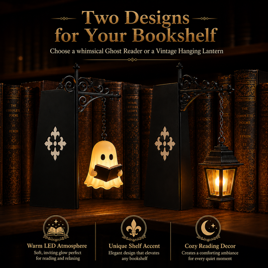 ✨Cozy floating ghost decor for any bookshelf