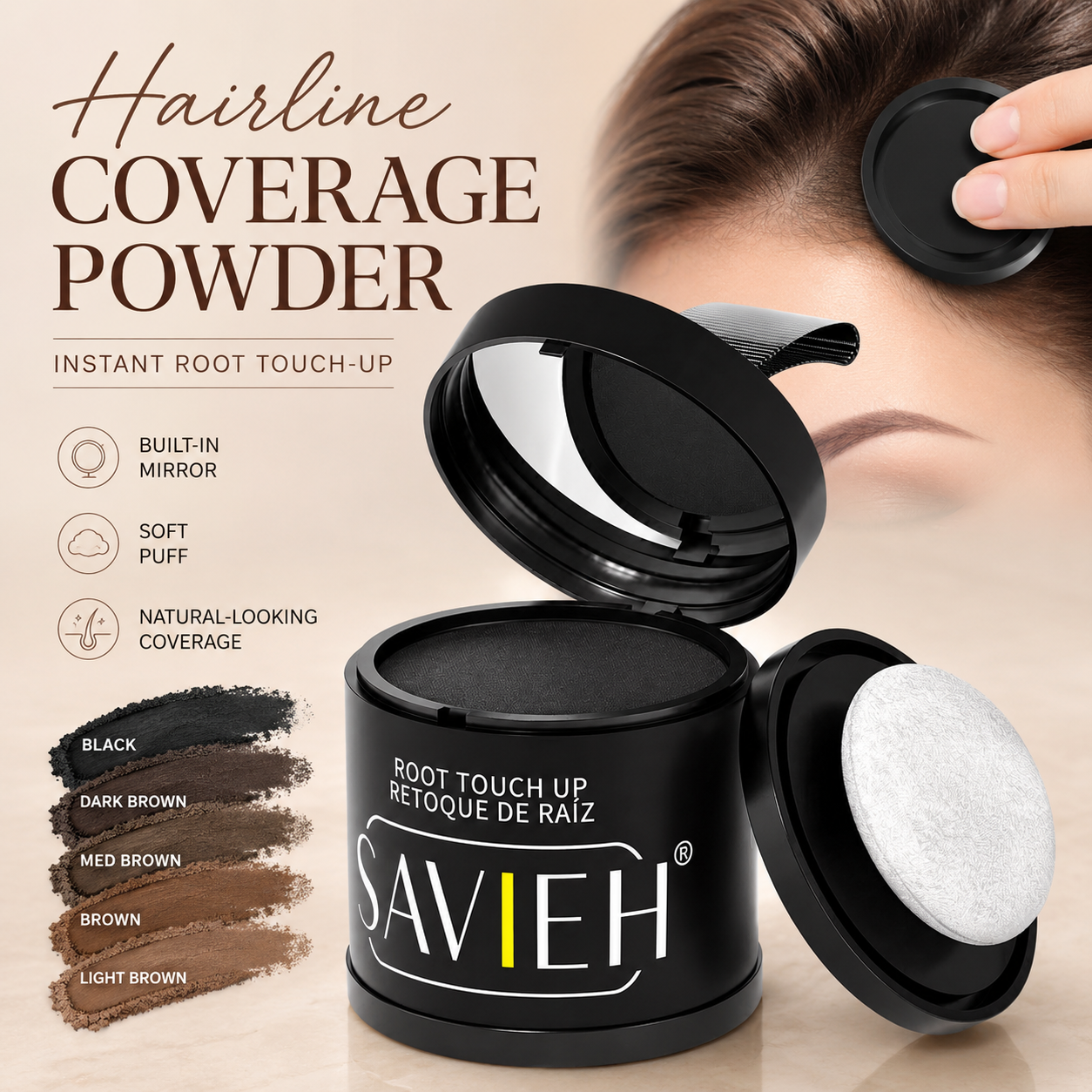 🔥 Hairline Powder ✨ Instantly Fuller Hair in Seconds! 💇‍♀️ Save Up to 50% Today!