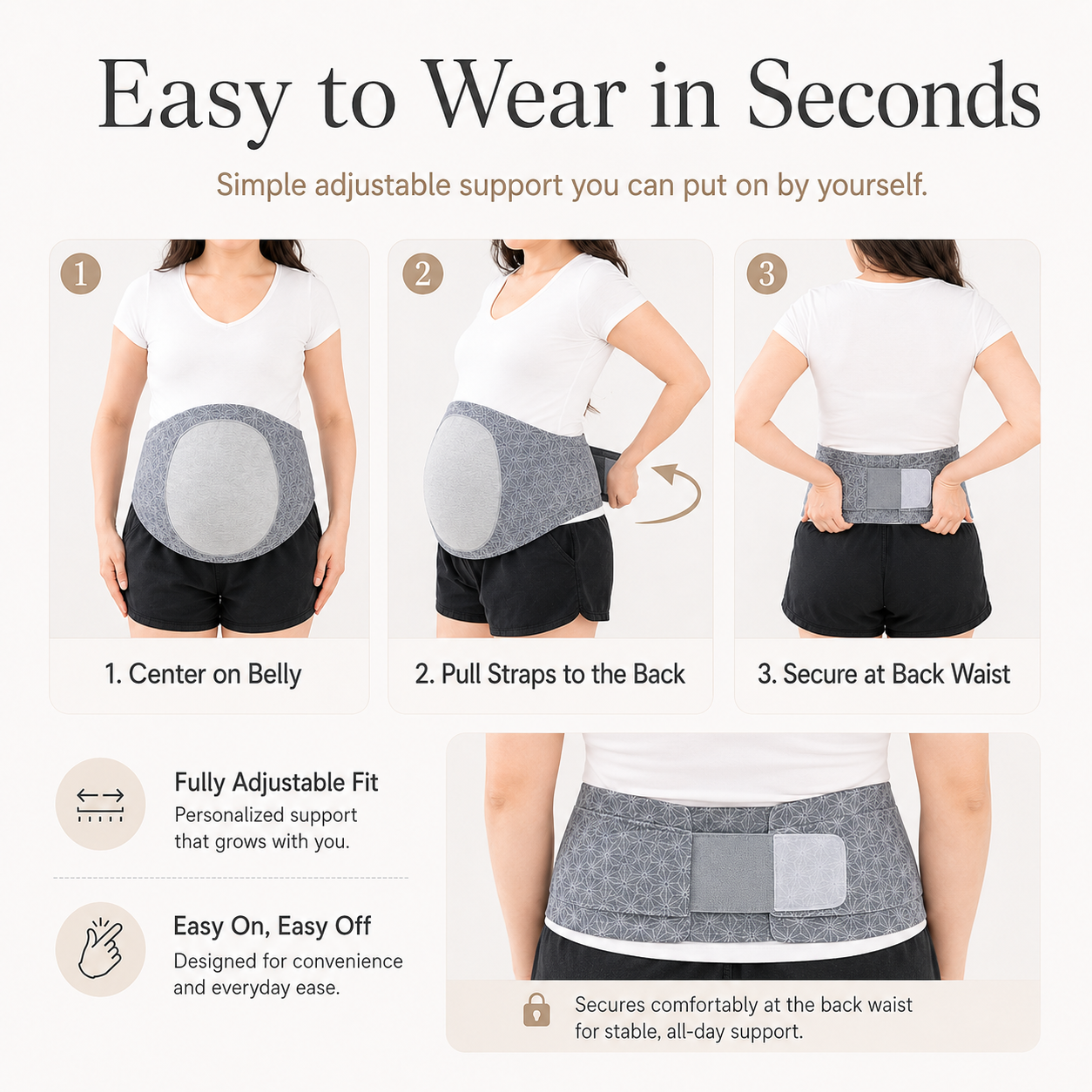🔥Prenatal Support Belt Pregnant Women Special Breathable Tire Dream Belt