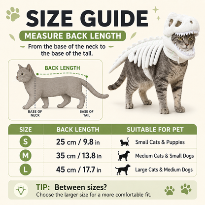✨Dinosaur skeleton pet clothing