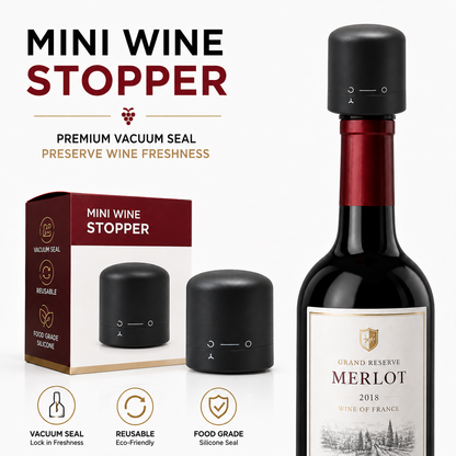 🍷 Premium Vacuum Wine Stopper – Keep Wine Fresh Longer with Airtight Seal