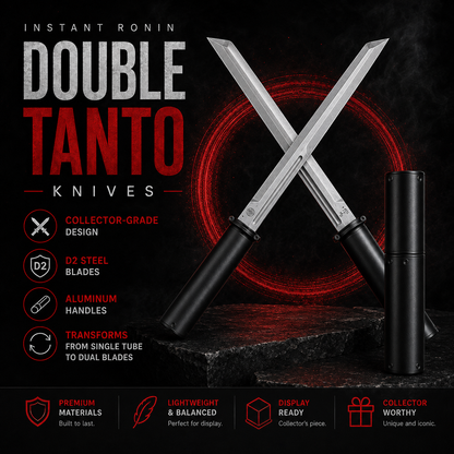 ⚔️ Ronin Double Tanto Collector’s Display Piece