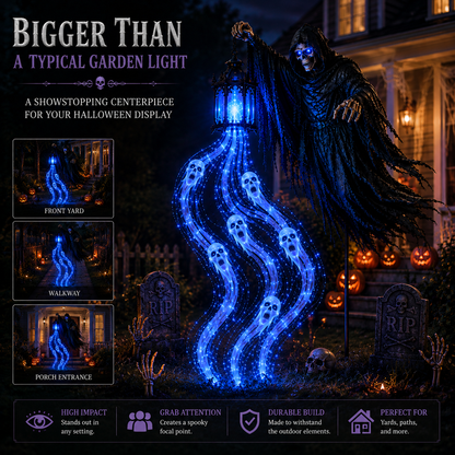 🎁💀Halloween Soul Harvester Animated Garden Light