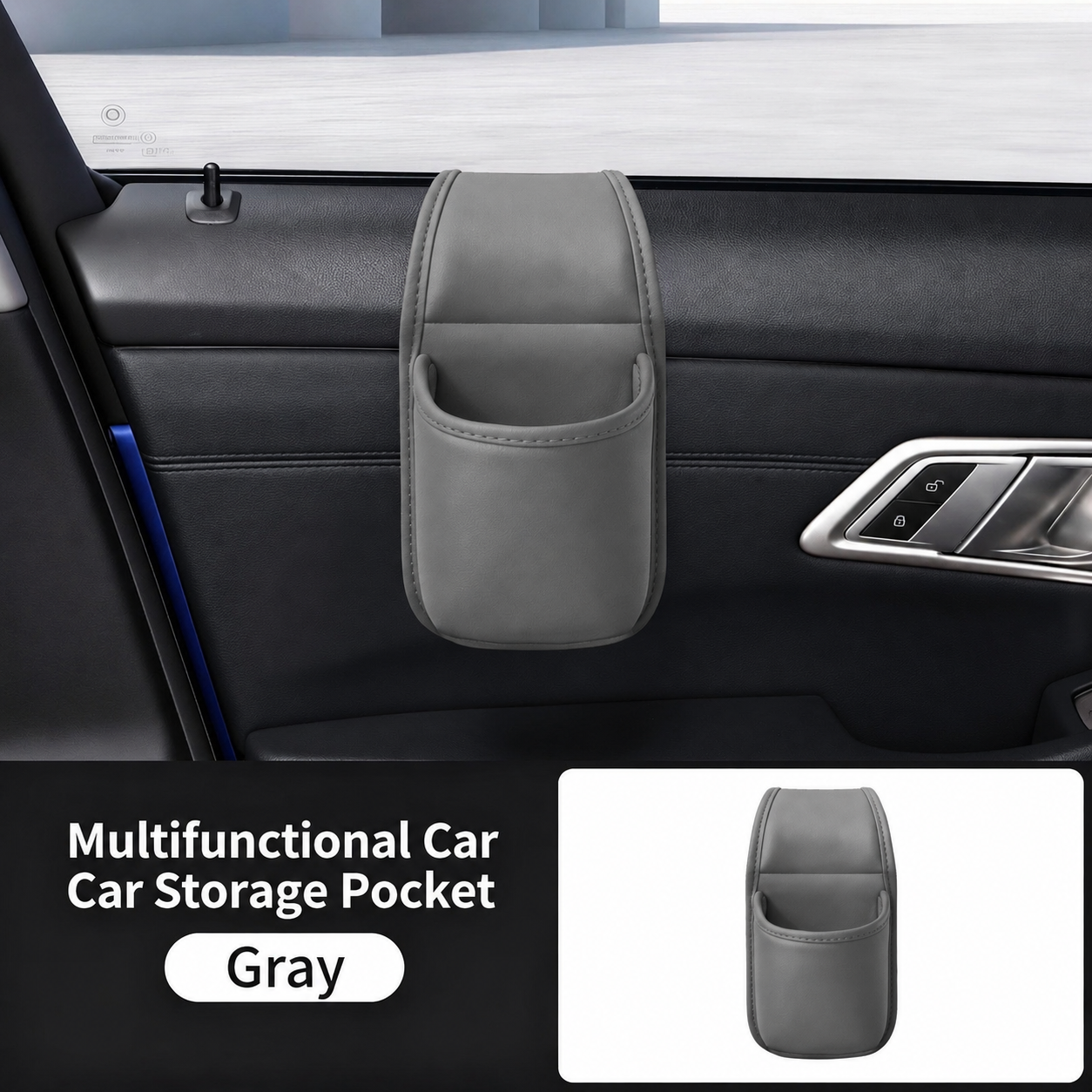 📱 TRENDING NOW | Car Phone Storage Pocket – Slim Adhesive Organizer for Phones, Keys, Cards, Tickets & Sunglasses