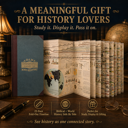 📜 SPECIAL OFFER | Synchronological History Chart – 6,000 Years of Biblical & World Events in One Fold-Out Timeline