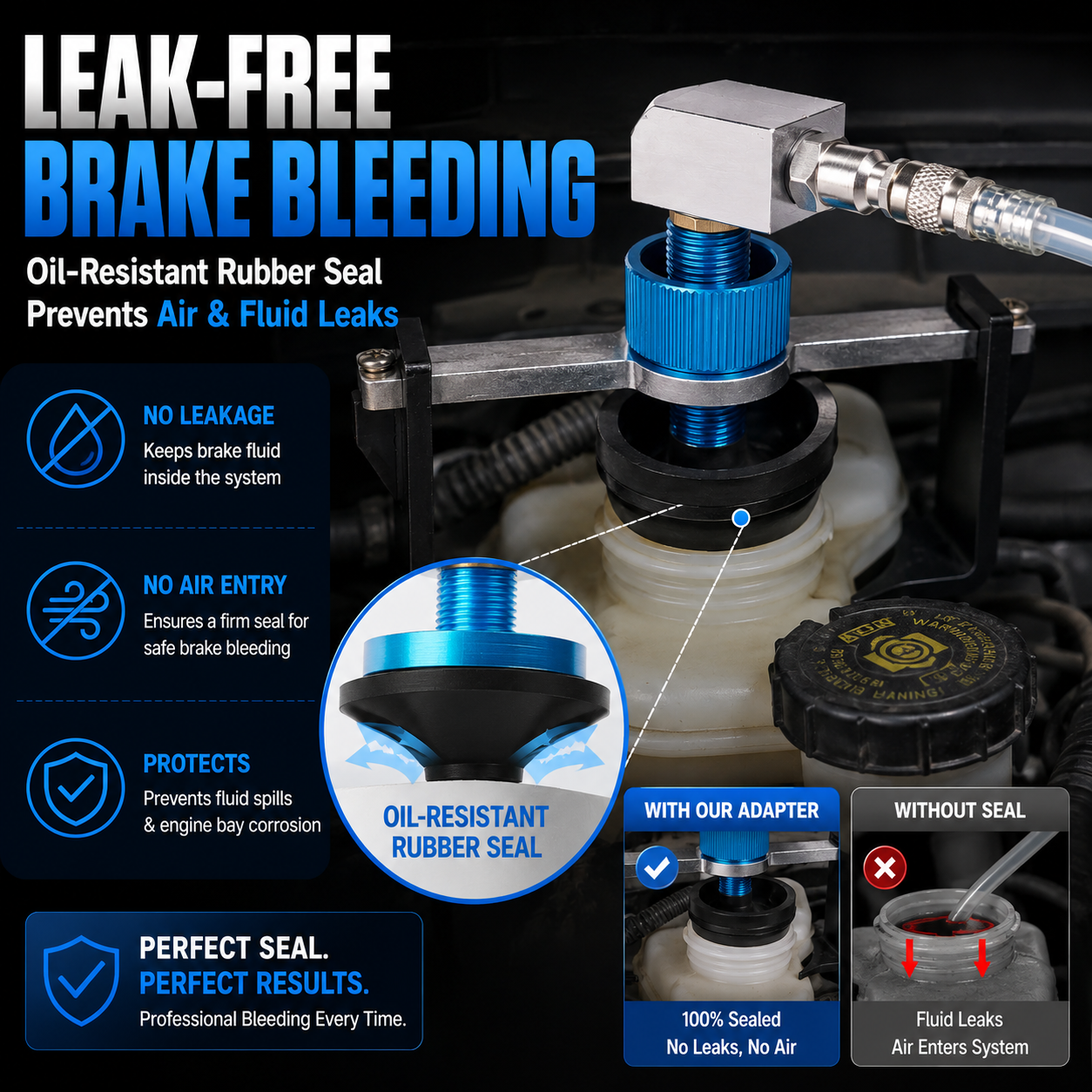 🛠️22–58mm Universal Brake Bleeder Adapter Kit with 4 Quick Couplers