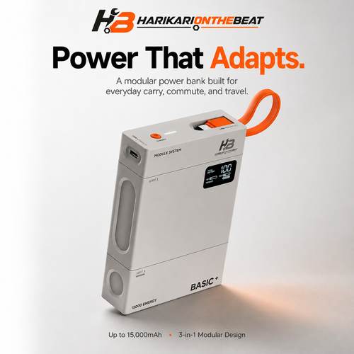 ⚡ 3-in-1 Modular Power Bank – Flexible Portable Charging System