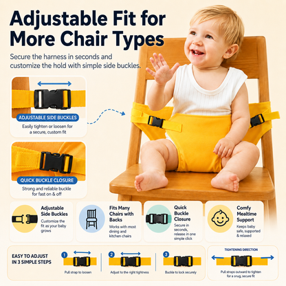 ✨Harness Seat for High Chair Baby Feeding Safety Seat with Strap