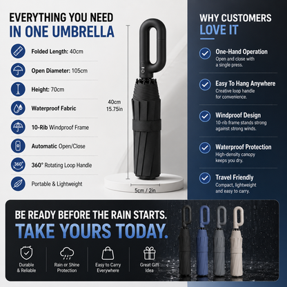 ☔Automatic Folding Umbrella