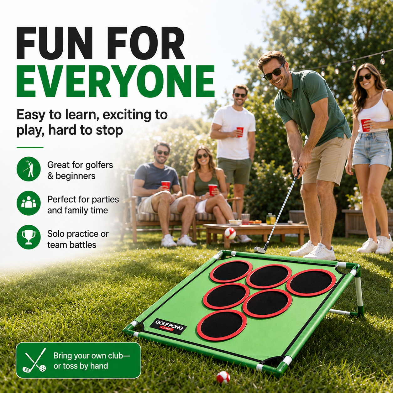⛳ Finally, a Party Game That Gets Everyone Off Their Phones | Golf Pong