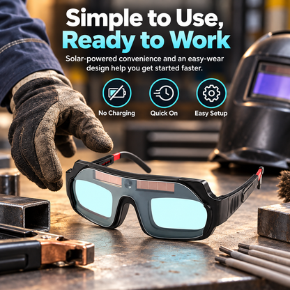 True Color Welding Glasses Solar Powered Auto Darkening Welding Goggles with breathable face mask for TIG MIG MMA Plasma
