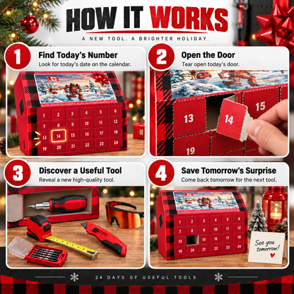 24 Days of Tools Christmas Countdown Gift Set