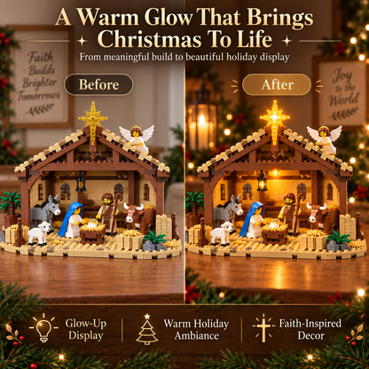 🎄 Build the Nativity – Christmas Story Building Block Set ✨