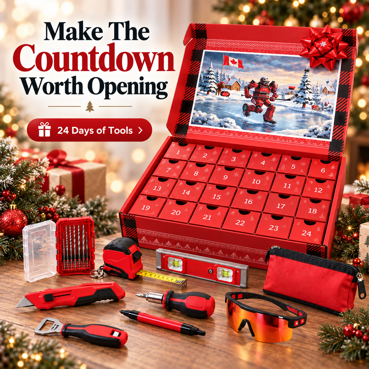 24 Days of Tools Christmas Countdown Gift Set