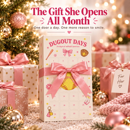 24-Day Softball Girl Advent Calendar – Game-Day Surprises & Accessories