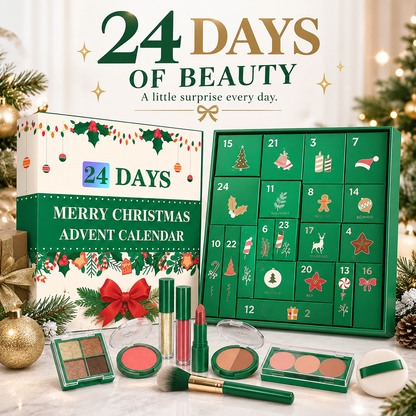 24-Day Makeup Advent Calendar – Christmas Beauty Gift Set