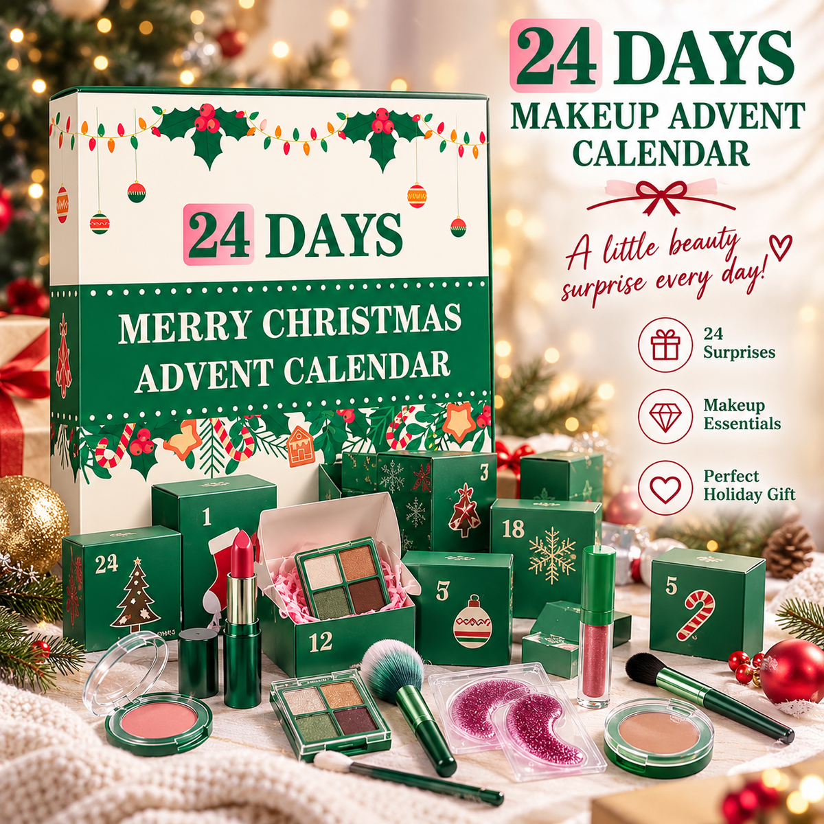 Makeup advent calendar beauty discovery set