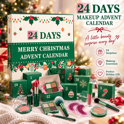 24-Day Makeup Advent Calendar – Christmas Beauty Gift Set