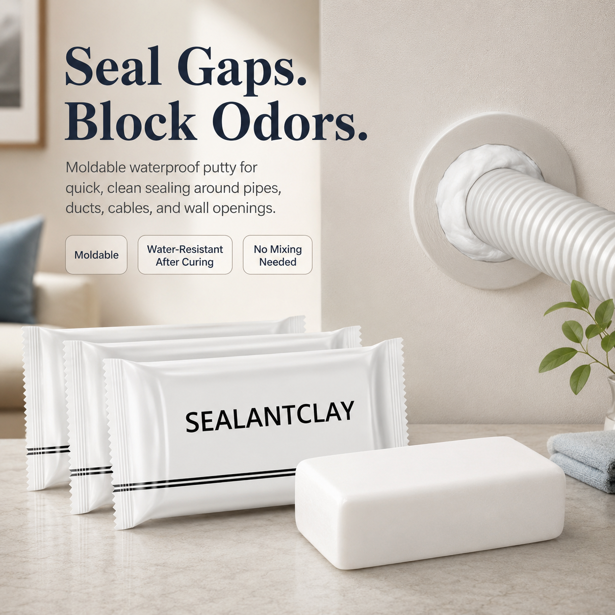 Moldable Waterproof Repair Sealing Clay