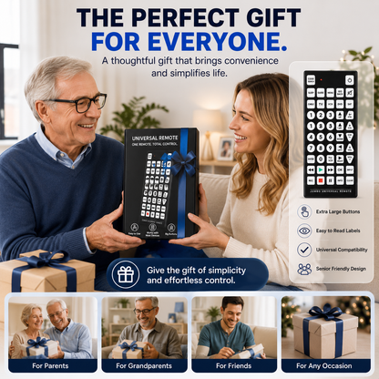 Limited Dexterity or Vision Big Button Universal Remote