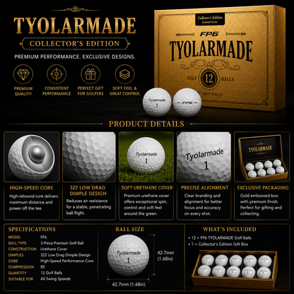 ⛳  Collector's Edition Golf Balls (12 Pack)