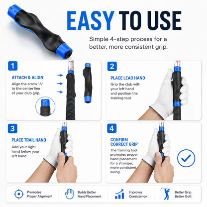 ⛳Golf Grip Trainer for Better Swing Control & Hand Placement
