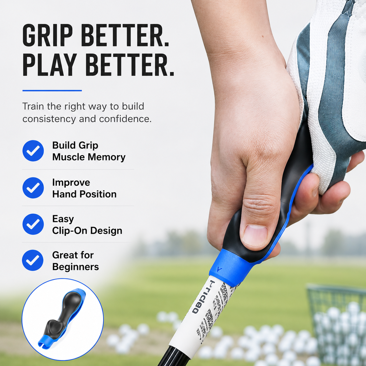 ⛳Golf Grip Trainer for Better Swing Control & Hand Placement