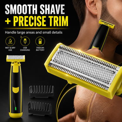 🪒 All-in-One Wet/Dry Shaver – Body Grooming Set for Him & Her ✨